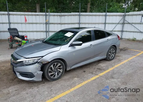 2017 Honda Civic Ex z USA, uszkodzony, nr VIN 2HGFC2F77HH506788